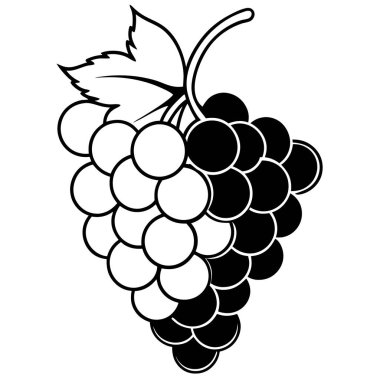 taze üzüm izole edilmiş simgesi