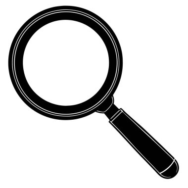 Büyüteç simgesini, anahat stili