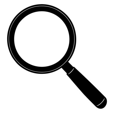 Büyüteç simgesi. özet vektörü