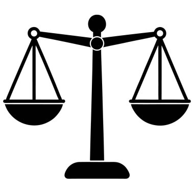 Vektör simgesini ölçekle. biçim düz simge, siyah renk, beyaz arkaplan.