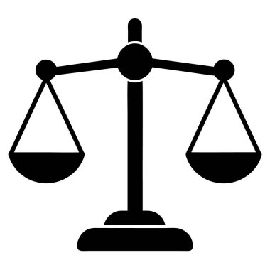 Düz biçimde denge ölçeklendirme simgesi