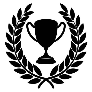Trophy Kupası simge vektör illüstrasyon izole