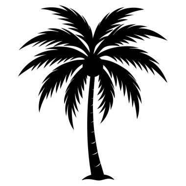 Palmiye ağacı vektör simgesi