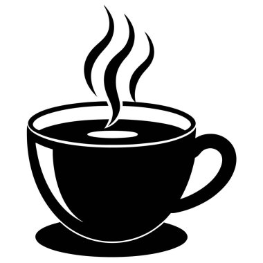 Bir bardak sıcak içecek.