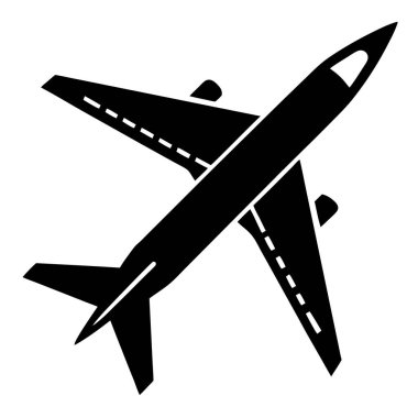 Uçak seyahat düzlemi simgesi