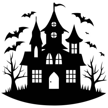 Cadılar Bayramı şatosu ve yarasalar