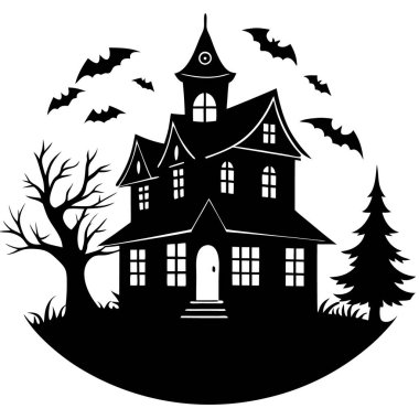 Aydaki Cadılar Bayramı evi.