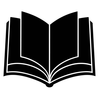Kitap. Web simgesi basit tasarım