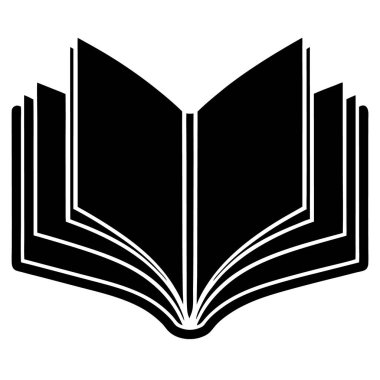 Kitap. Web simgesi basit illüstrasyon