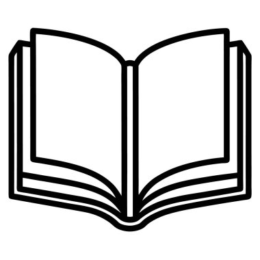 kitap eğitimi ikonu vektör illüstrasyonu