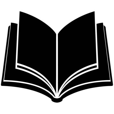 Kitap. Web simgesi basit illüstrasyon