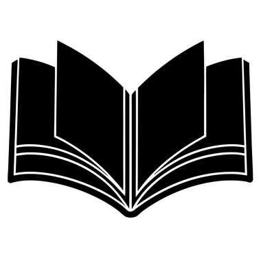 Kitap. Web simgesi basit tasarım
