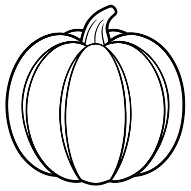 kabak sebzesi, illüstrasyon, simge, vektör, beyaz arkaplanda.