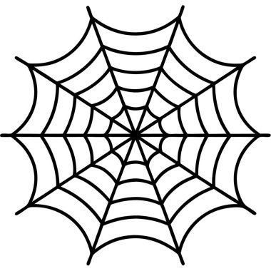 vektör siyah örümcek ağı