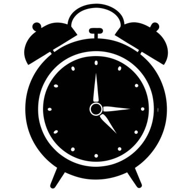 Çalar saat simgesi. vektör illüstrasyonu