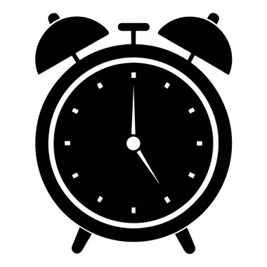 Çalar saat simgesi. Saat vektörünün basit gösterimi