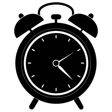 Çalar saat simgesi, basit tarzı