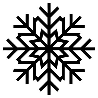 Kar Tanesi Noel süsü simgesi