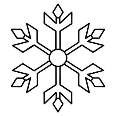 Kar Tanesi simgesi, basit biçim