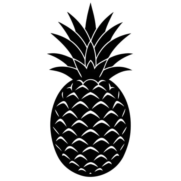 ananas meyvesi illüstrasyon tasarımı