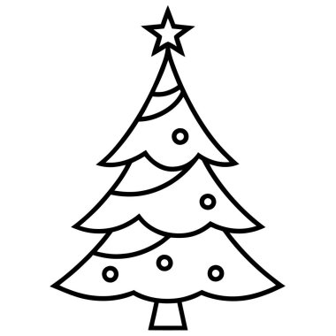 Noel ağacı simgesi, taslak biçimi