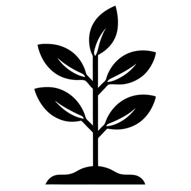 Bitki ağacı simgesi, basit biçim