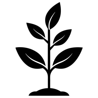 bitki ikonu, vektör illüstrasyonu. düz tasarım biçimi