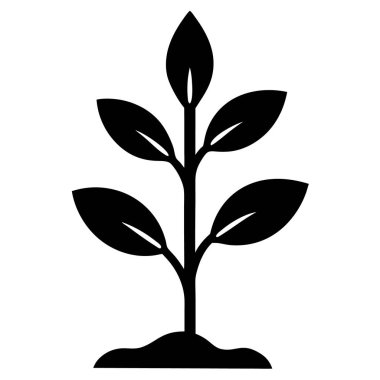 basit bir bitki simgesi, özet biçimi
