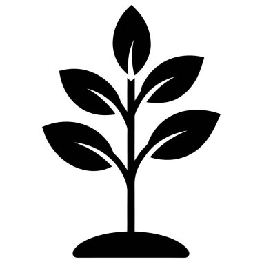 ağaç simgesi vektör illüstrasyonu
