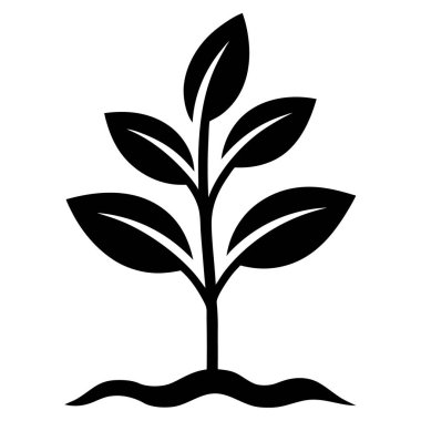 Ağaç simgesi vektör tasarımı