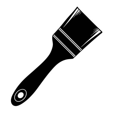 Boya fırça simgesini, basit tarzı