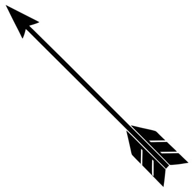 ok simgesi, basit vektör