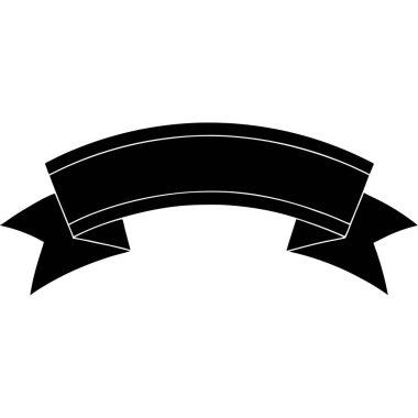 kurdele, kurdele simgesi vektör illüstrasyonu