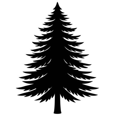 Çam ağacı çizimi, simge ögesi arkaplanı