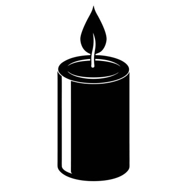 Mum simgesi. vektör illüstrasyonu