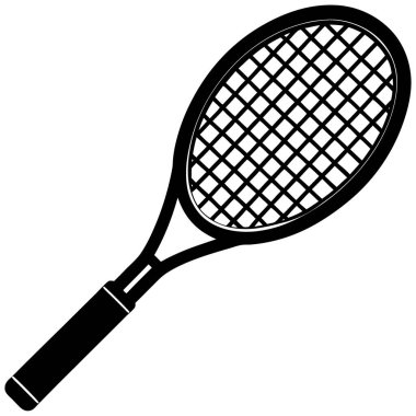 Tenis raketi vektör çizimi tasarımı