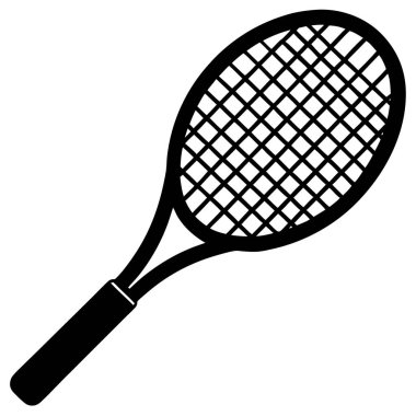 badminton raket vektör çizimi