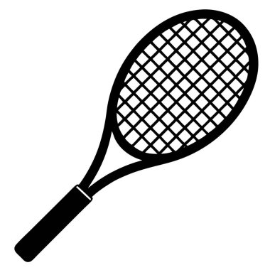tenis raket vektör simgesi