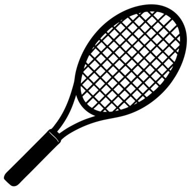 tenis raket vektör simgesi