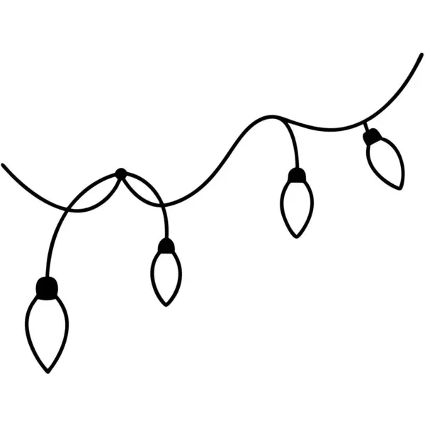 Noel ışıkları ikonu asıyor