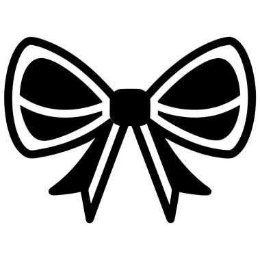 Beyaz arkaplanda izole edilmiş basit bir yay, vektör illüstrasyonu