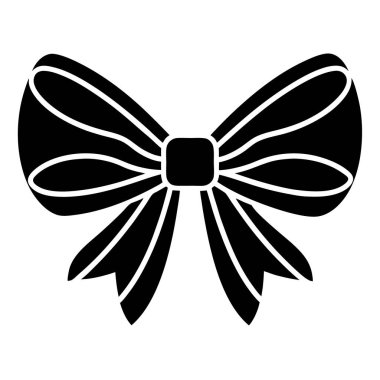 Basit bir yay vektör simgesi basit bir illüstrasyon