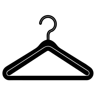 giysi askısı vektör simgesi