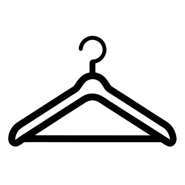askı simgesi vektör illüstrasyonu