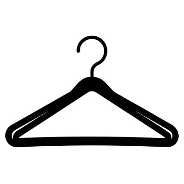 giysi askısı vektör simgesi