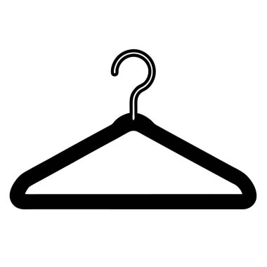 askı simgesi vektör illüstrasyonu