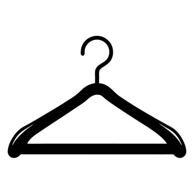 Askı. Web simgesi basit illüstrasyon