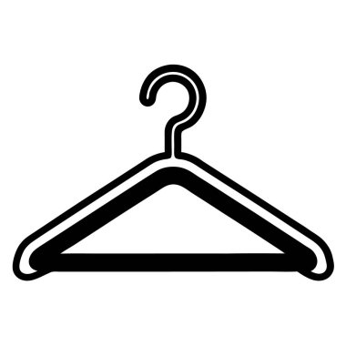 bebek giyimi askısı tasarımı vektör simgesi