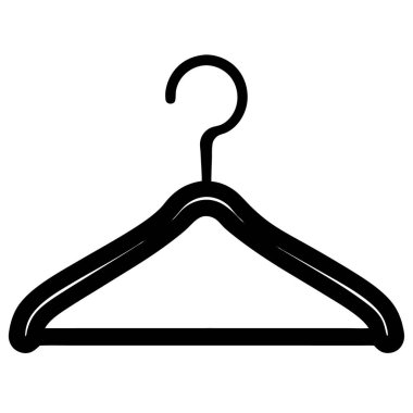 askı vektörü ince çizgi simgesi