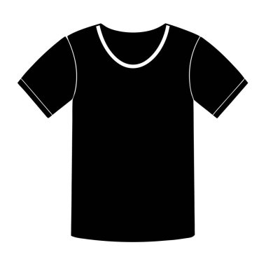 T-shirt modeli beyazda izole edildi